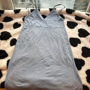 Light Blue Floral Brandy Melville Amara Dress | One Size